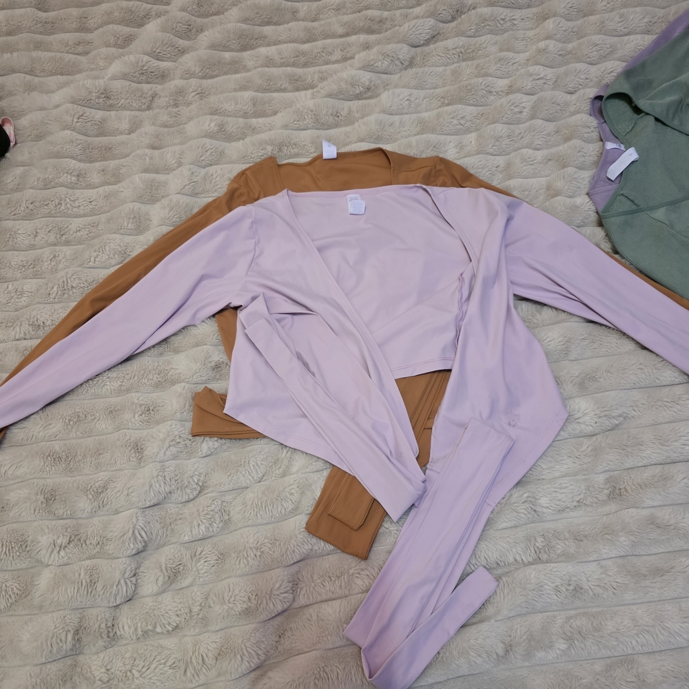 Lavender Wrap Top